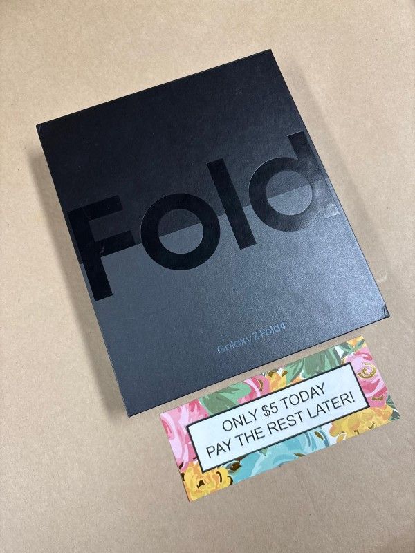 Samsung Galaxy Z Fold 4 5G Only $5 Today Pay The Rest Later!
