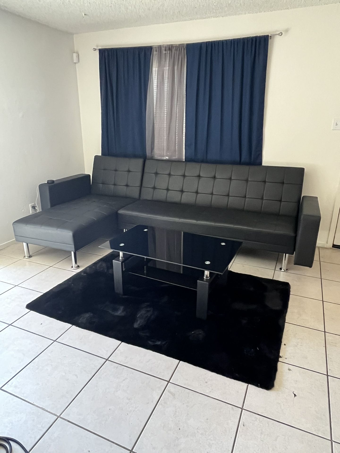 Futon, Center Table, Full Queen Bedroom Set