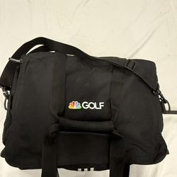Adidas NBC Golf Logo Black Duffel Bag
