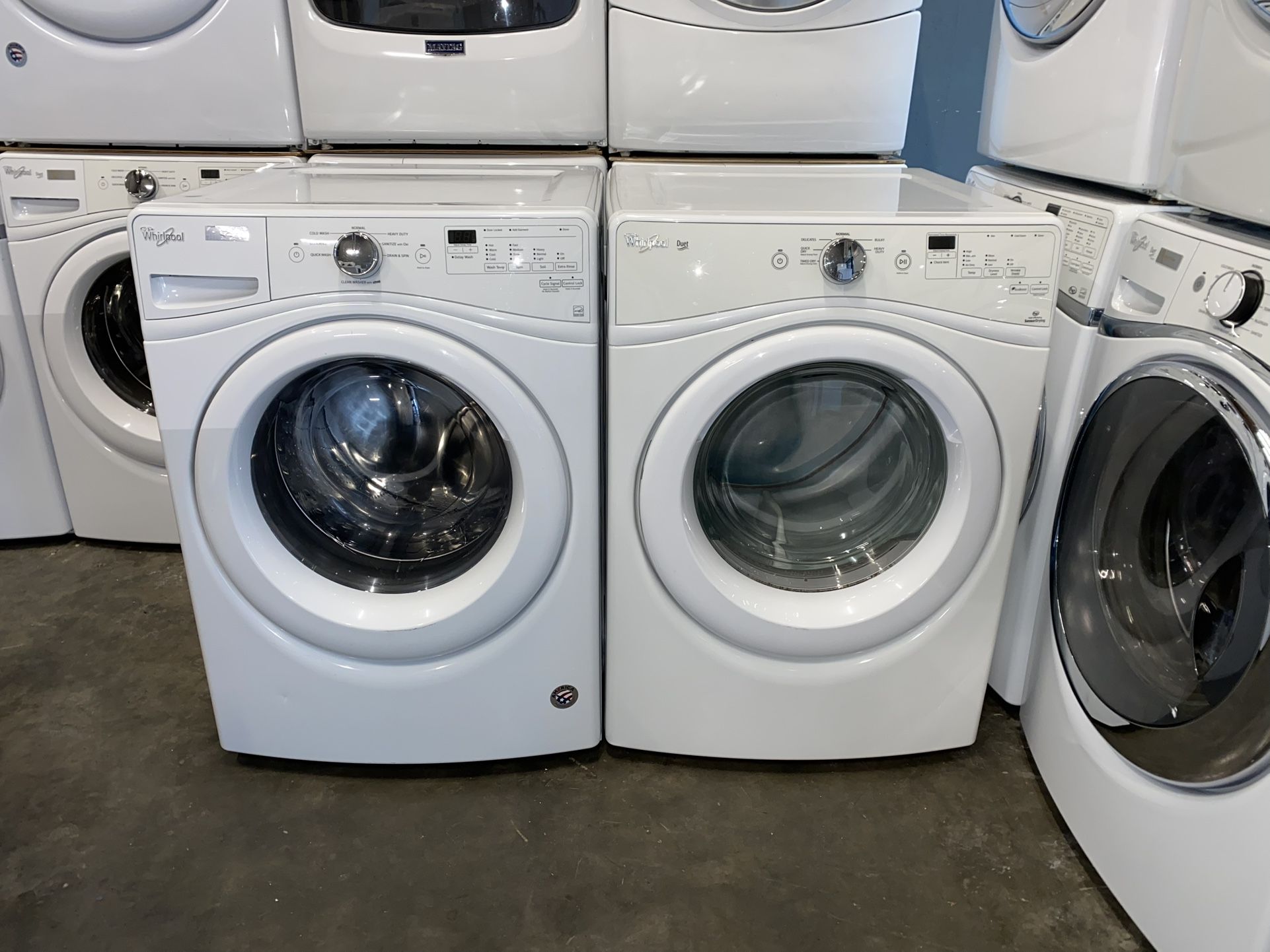 WHIRLPOOL XL CAPACITY WASHER DRYER FREE DELIVERY INSTALLATION