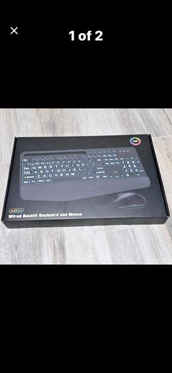 KX213 RGB Wired Backlit Keyboard and Mouse Set