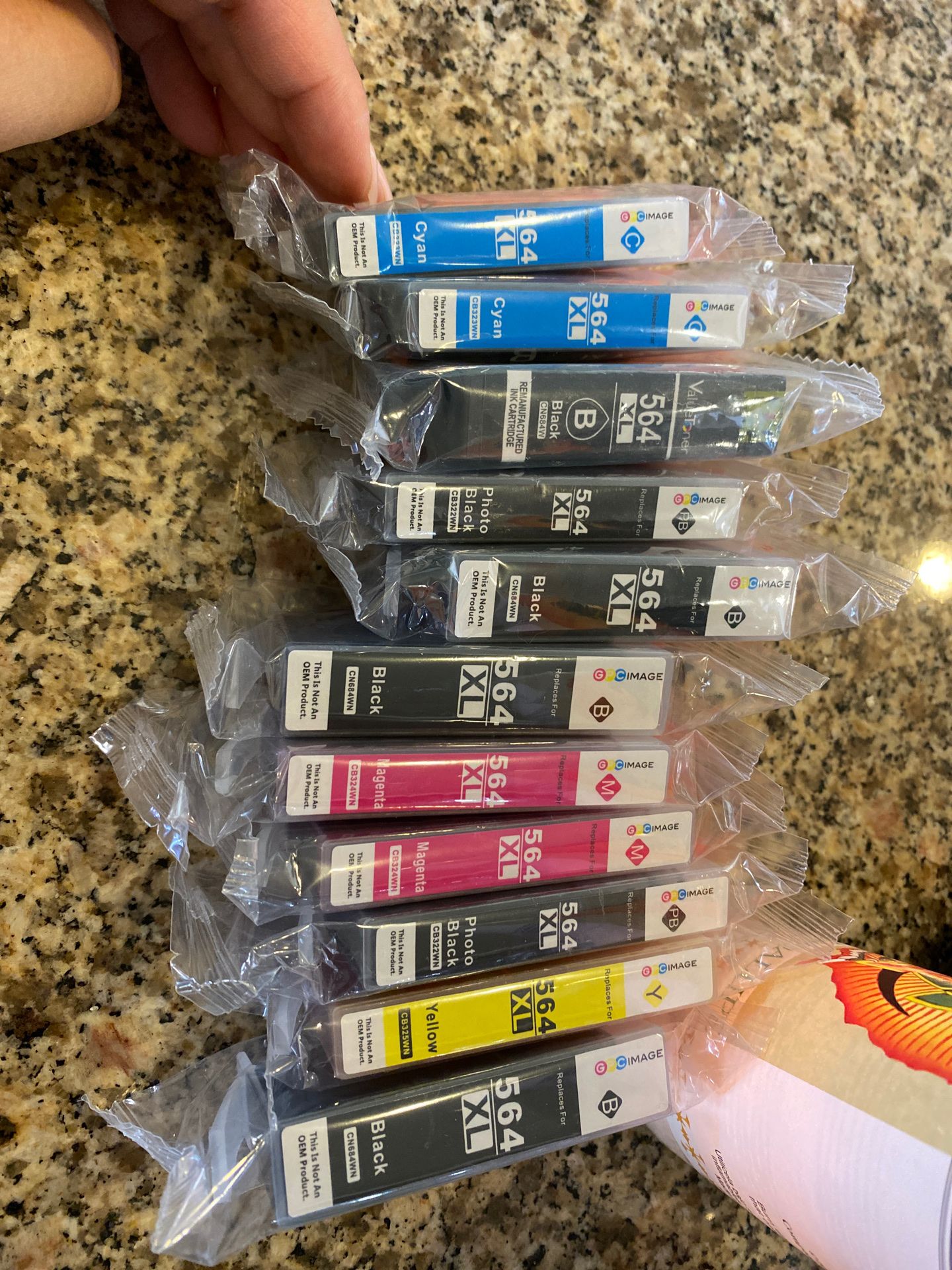 564 xl ink for HP printer Lot of 11 cartridges