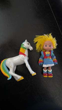 Rainbow Brite Doll and Horse Figure Set