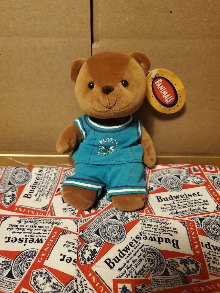 Fanimal NBA Charlotte Hornets bear 8" Plush