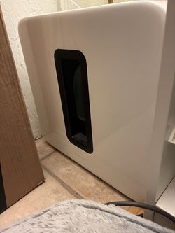 White Sonos Gen 3 Subwoofer
