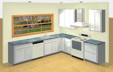 $1970 10 X 10 Quartz Countertop W/ Installation