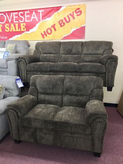 💥Furniture Sale!💥 Brand New Sofa Loveseat Set! $50 Down Takes It Home Today!