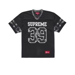 Supreme Bandana Football Jersey Black