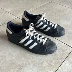 Men’s Adidas Superstar Tennis Shoes, Size 12