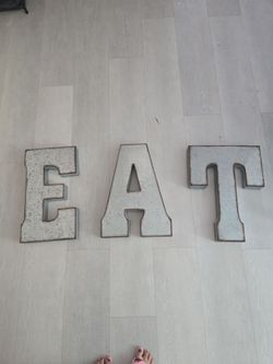 Home metal letters