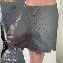 New  Halloween Black Deluxe Petticoat/skirt
