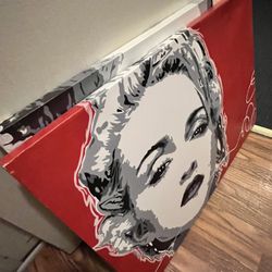 Hand Painted Marilyn $25! Canvas 