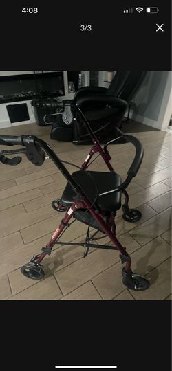 Walker With Seat