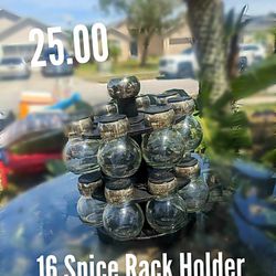 16 Bottle Spice Rack Holder