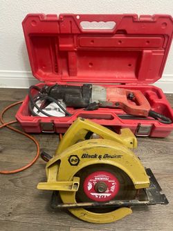 Milwakee sawzall & circular saw