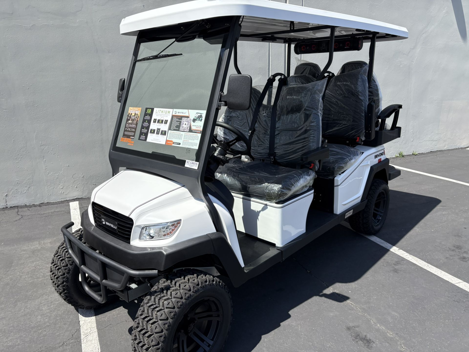 2025 Bintelli Beyond 6-Passenger Lifted 48-Volt Street Legal LSV Golf Cart
