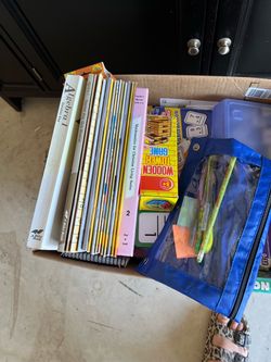 Homeschool Curriculum Books and Supplies Lot