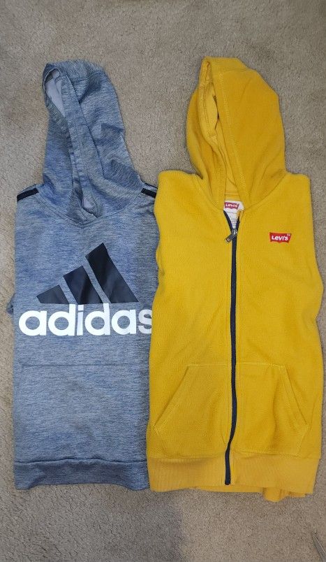 Boys ADIDAS & LEVI Large SWEATERS