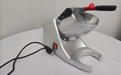 ZenChef Electric Ice Crusher Shaver Snow Cone Maker 176lbs Missing Bowl