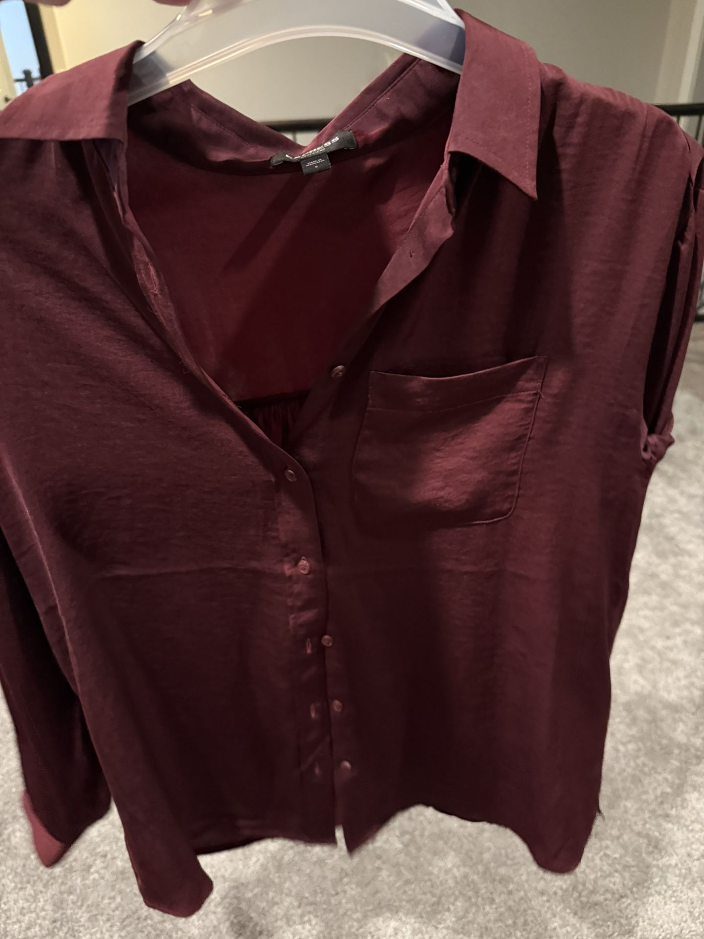 Maroon Fancy Shirt