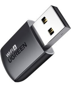 Brand New UGREEN WiFi Adapter for Desktop PC, AX900 USB WiFi 6 Adapter with 5GHz/2.4GHz Dual Band, Bulit-in Driver for Windows 10/11