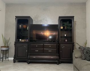 Five piece TV stand