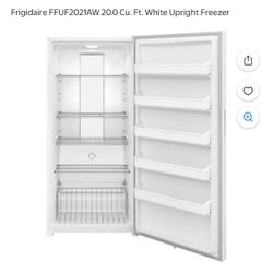 Frigidaire FFUF2021AW 20.0 Cu. Ft. White Upright Freezer Retail $983.00