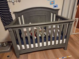 Gray Crib