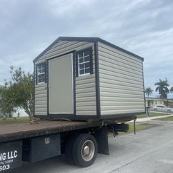 Sheds Relocated ,,, Movemo Casita De Patio Container Rv Crane Available 
