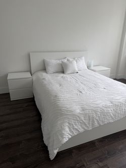 IKEA Queen Bedroom Set + Mattress – Only 4 Months Old