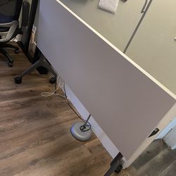 White Office Desk 