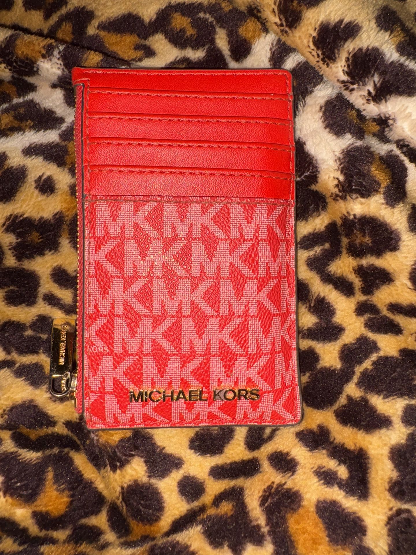 Red Michael Kors Wallet