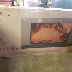 Tv Sony 75", X85J, 4k, Slim, Google, Excellent