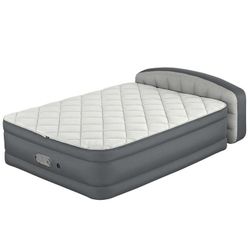 Sealy AlwayzAire Queen Air Mattress with Built-In Pump – Tough Guard Fabric, Quilted Top, Dual Inflation Sensors