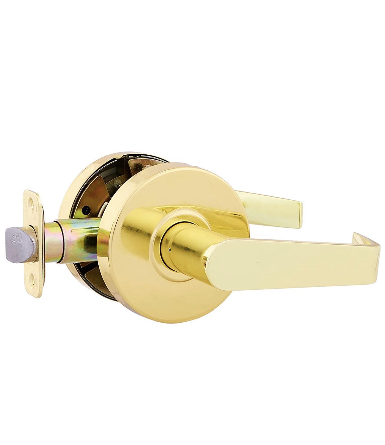 Commercial Grade 2 Commercial Duty Door Lever-Passage Lockset, Polished Brass 
