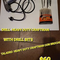 CRAFTMAN DRILL HEAVY DUTY