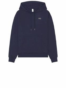 Alo Pullover Hoodie Navy