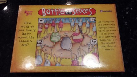New Unopened Battle of the Sexes Board Game