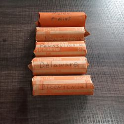 Rolls Of State Quarters Sorted By State Circulated