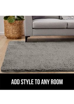 Gorilla Grip Soft Faux Fur Area Rug