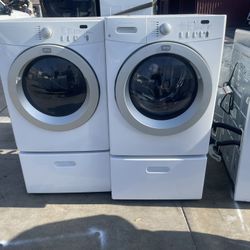 Used frigidaire top washer and dryer