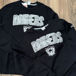 New Men’s Size Large Nike Las Vegas Raiders Crewneck Sweatshirt