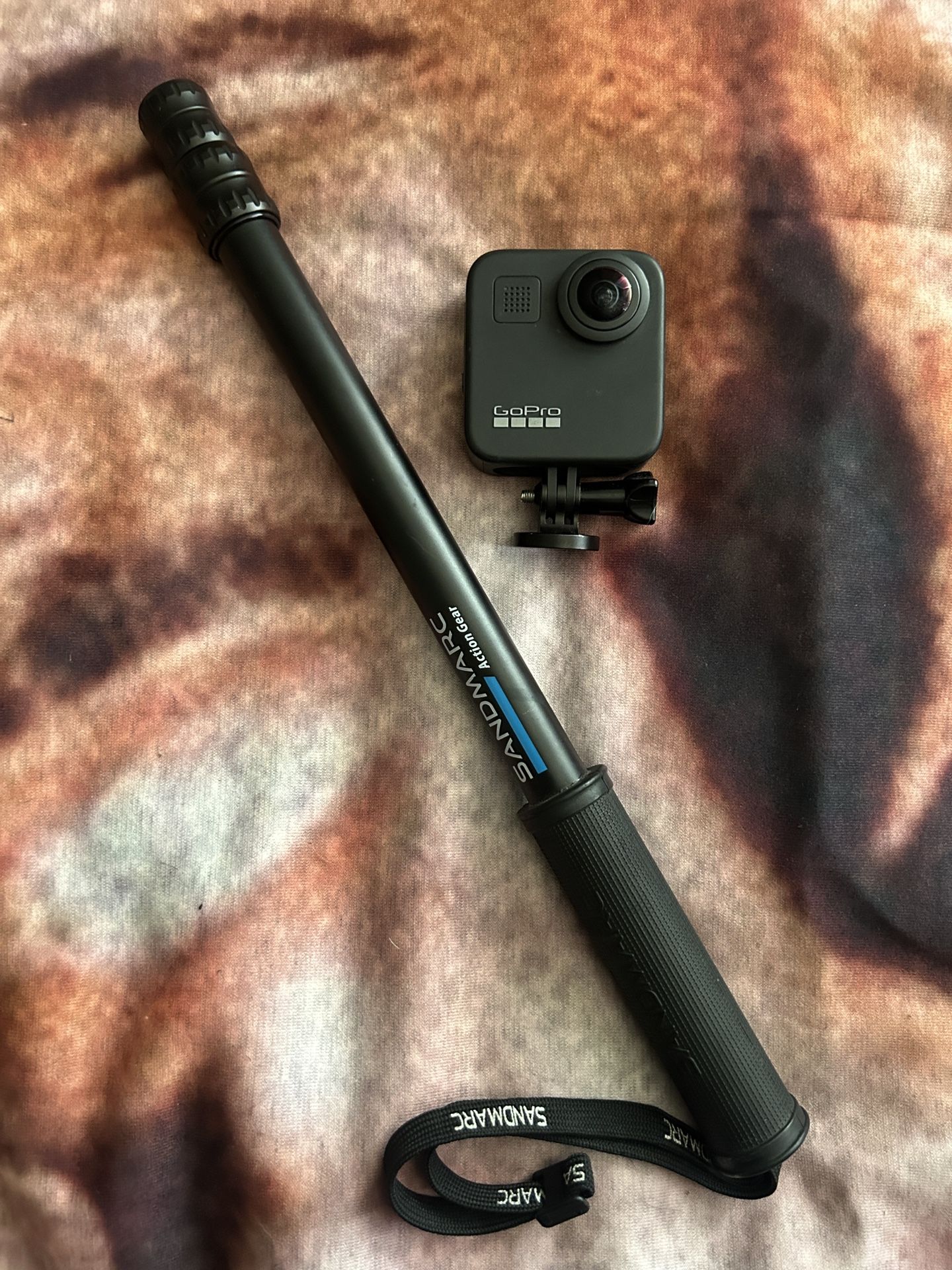 GoPro Max 360 And Sandmarc Stick