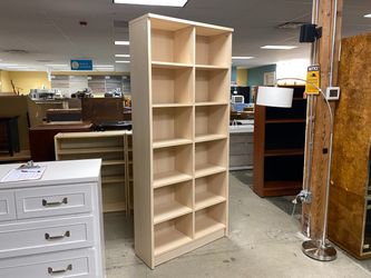12 Cube Blonde Shelf