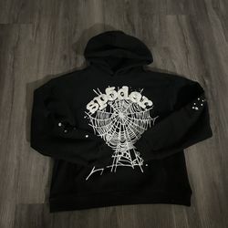 Sp5der Og Web Hoodie Black/White