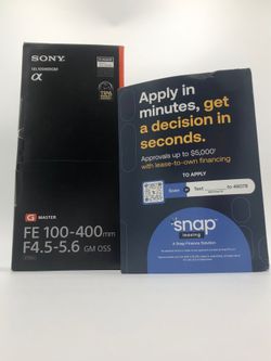 Sony FE 100-400mm f4.5-5.6 - 07/01 Sale! (Located In Downey, CA)