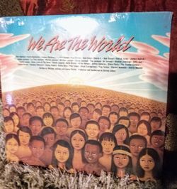 (BRAND NEW) VINYL 'WE ARE THE WORLD " RECORD 