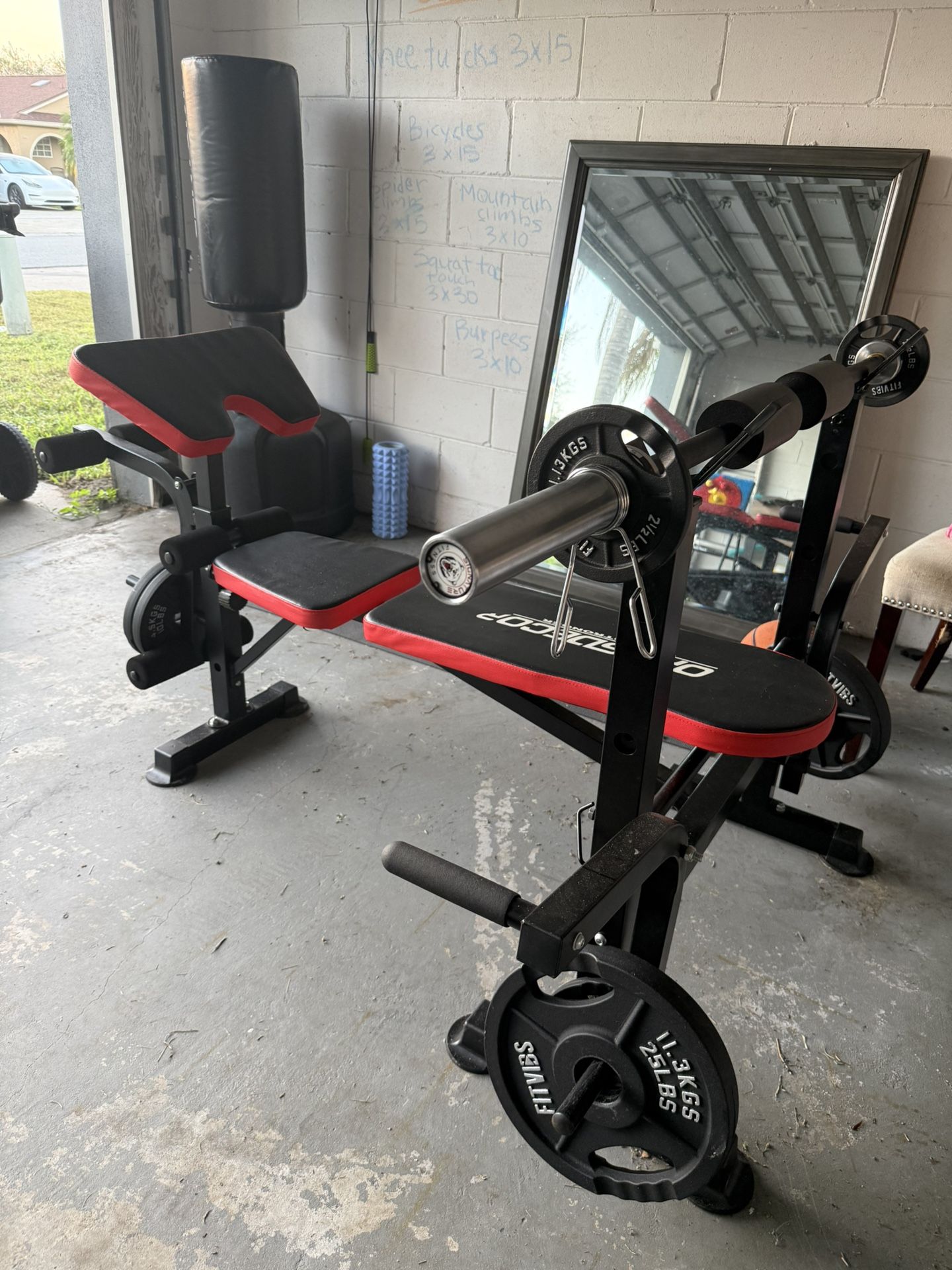 Work Out Bench Set (Oppsdecor) 