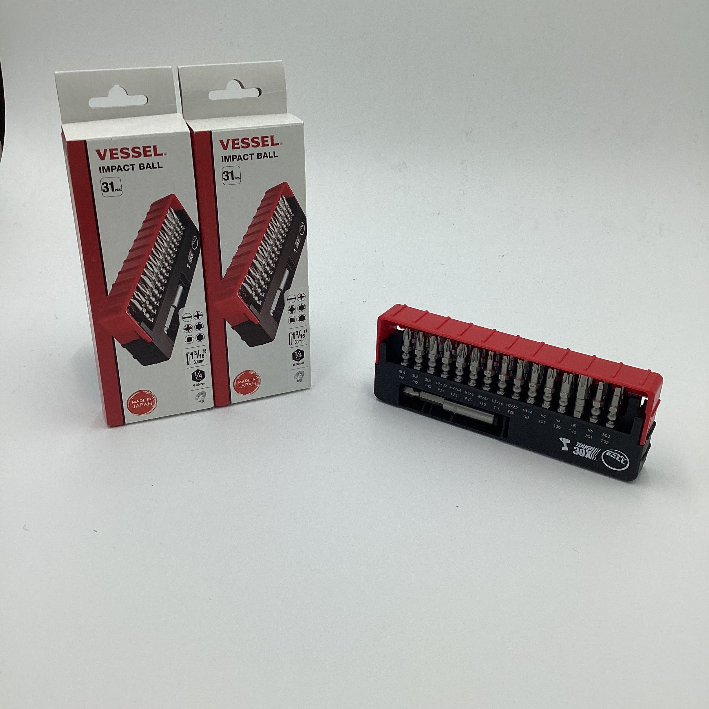 VESSEL 31pc. IMPACT BALL BIT SET(CADA UNO)**FINANCIAMOS/WE FINANCE)**