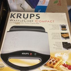 KRUPS Waffles Chef Compact 